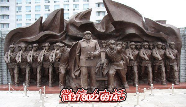 抗戰(zhàn)時(shí)期銅雕雕塑，緬懷那段英雄時(shí)光
