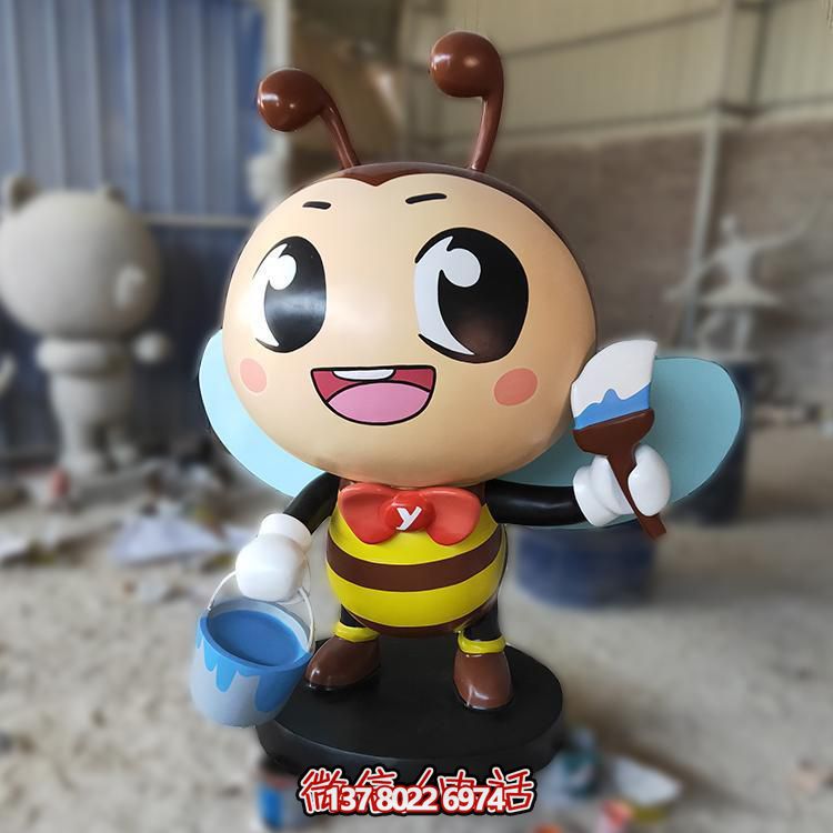 蜜蜂玻璃鋼雕塑，為你的戶外園林景觀增添卡通風采