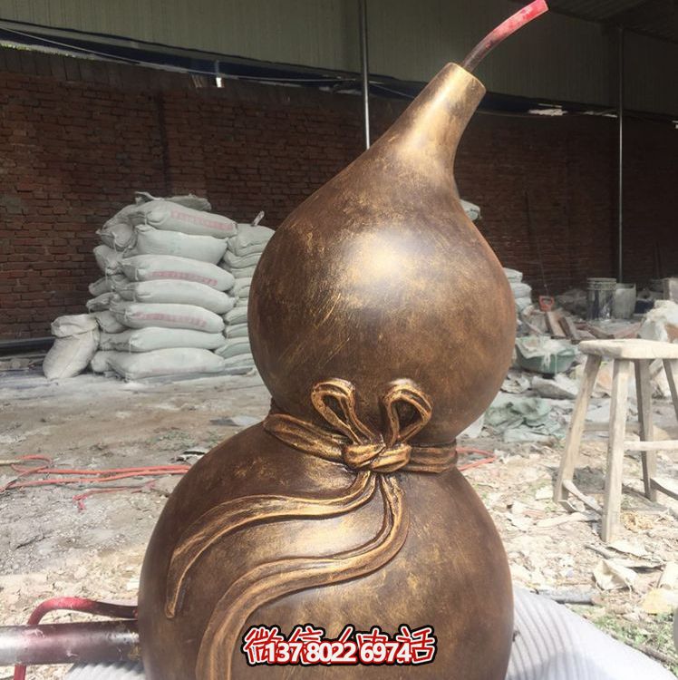 萬用銅雕葫蘆，集家居裝飾、鎮(zhèn)宅辟邪、雕塑藝術(shù)于一體