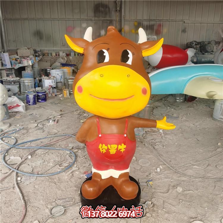 多彩玻璃鋼雕塑，精美卡通公仔，裝點你的店鋪