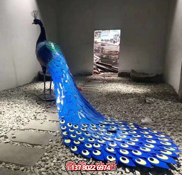 優質不銹鋼孔雀雕塑，為城市廣場添彩