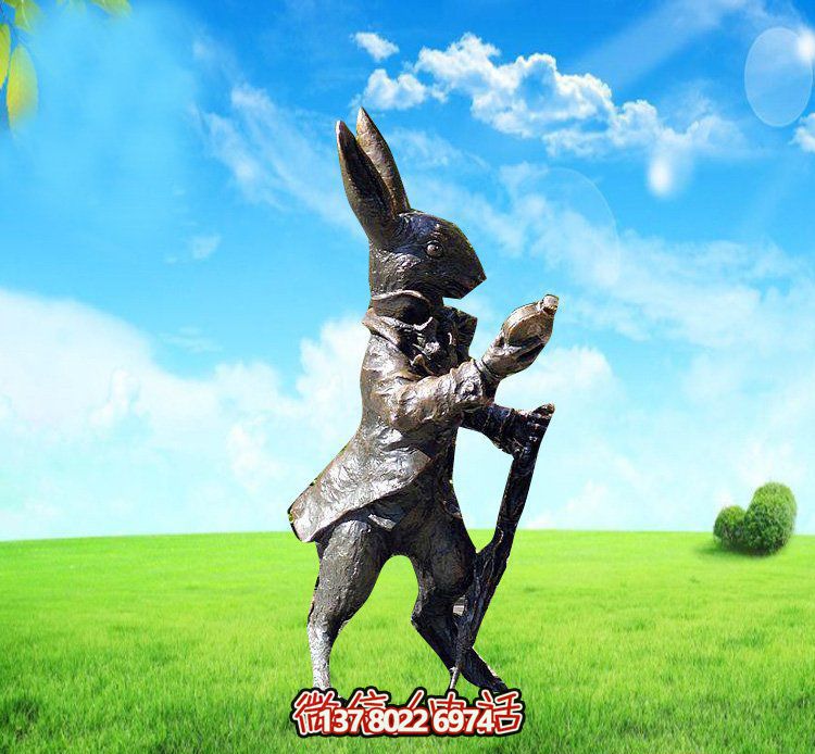 玻璃鋼兔子雕塑，裝飾你的草坪，讓你的個性閃耀