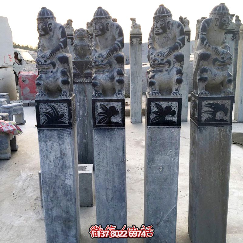 精美絕倫的拴馬柱擺件，裝飾你的庭院門口