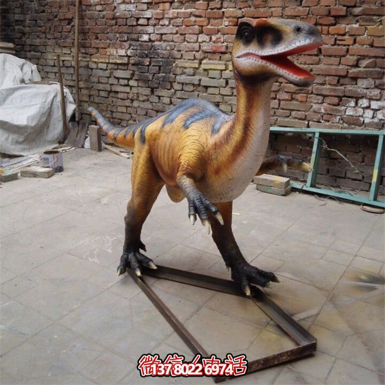 游樂場(chǎng)玻璃鋼仿真恐龍雕塑