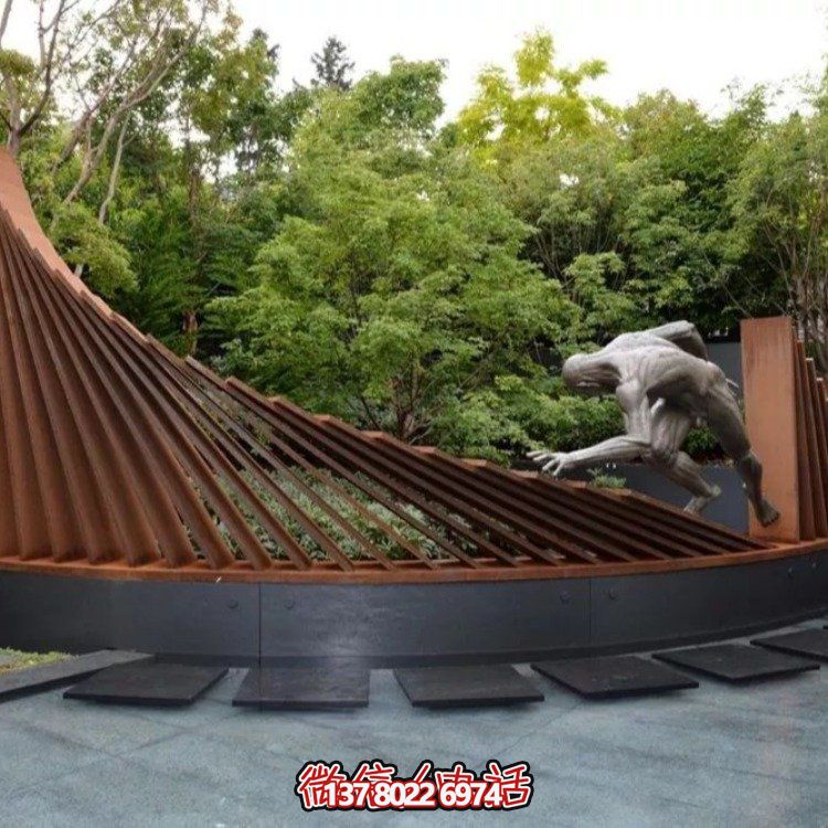 不銹鋼景觀雕塑，創意裝點公園戶外園林