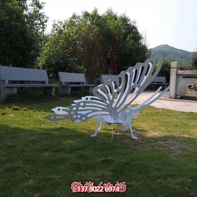 高級不銹鋼雕塑擺件，讓公園更加美麗