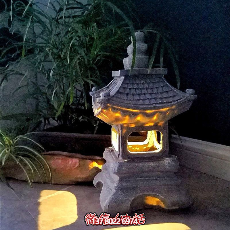 日式風落地宮燈，創(chuàng)意裝飾庭院室內(nèi)擺件