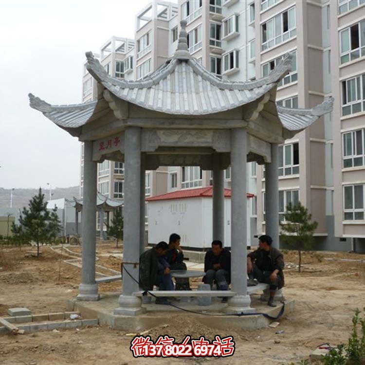 古典風(fēng)情涼亭，點(diǎn)綴小區(qū)廣場，讓您休閑身心