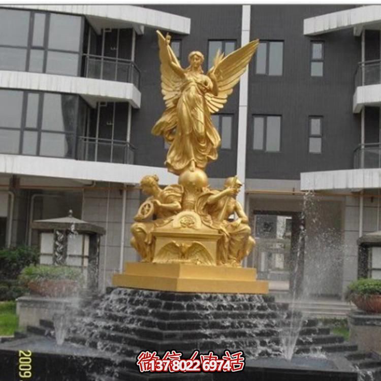 大型戶外噴泉擺件，打造美麗綠意水景景觀