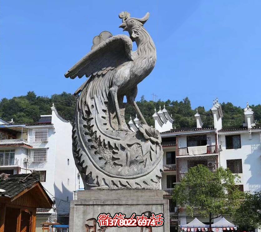 鳳凰雕塑，給公園帶來(lái)靈動(dòng)之美