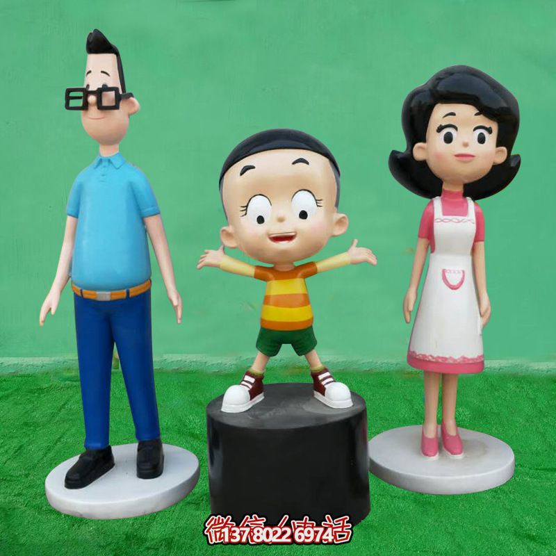 玻璃鋼卡通人物雕塑，為游樂園增添彩繪驚喜