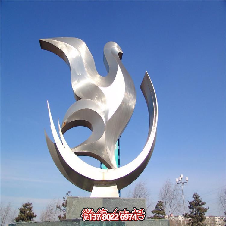 不銹鋼抽象景觀(guān)雕塑擺件