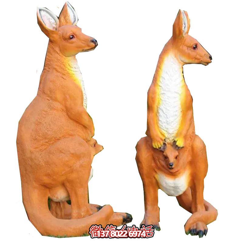 大型袋鼠雕塑,景觀完美打造公園景區 大型袋鼠雕塑,景觀完美打造公園景區