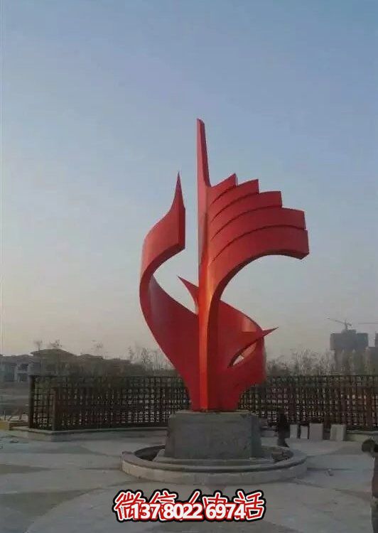 大型不銹鋼景觀雕塑，室外裝飾藝術精美