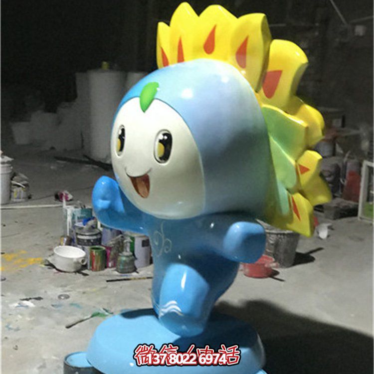 玻璃鋼卡通人物戶(hù)外園林景觀擺件