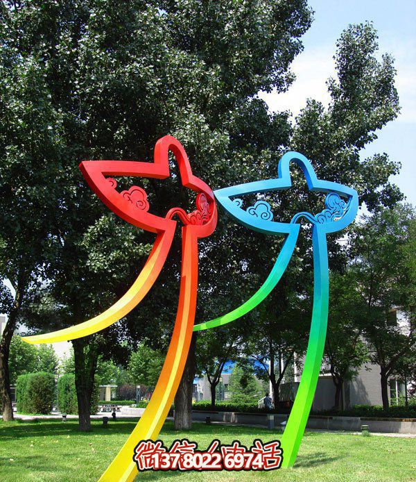 小區(qū)別墅草坪擺放抽象鏤空不銹鋼風箏雕塑 小區(qū)別墅草坪擺放抽象鏤空不銹鋼風箏雕塑