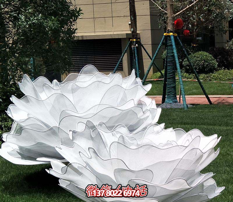 公園景區不銹鋼藝術仿真花朵雕塑 公園景區不銹鋼藝術仿真花朵雕塑