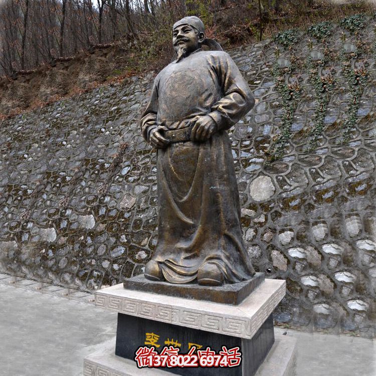 森林公園擺放站姿純銅唐太宗李世民銅雕塑像 森林公園擺放站姿純銅唐太宗李世民銅雕塑像