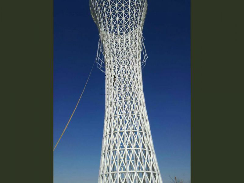 不銹鋼廣場燈光雕塑 不銹鋼廣場燈光雕塑